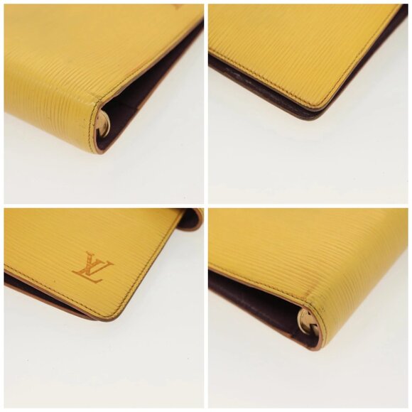 LOUIS VUITTON Epi Agenda MM Day Planner Cover Yellow R20049 LV Auth 136711 - Picture 14 of 16